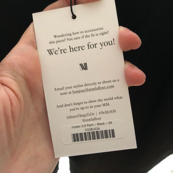 NWT M.M. LaFleur Foster Pant, Black, 2XL - Picture 7 of 7